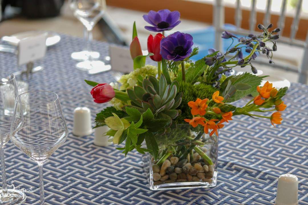 Succulent Wildflower Centerpiece